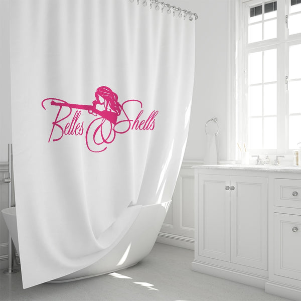 Belles & Shells Shower Curtain Shower Curtain 72"x72"