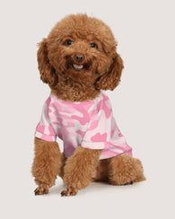 Belles & Shells Pink Camo Doggie Tee