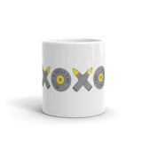 XOXO Yellow Bullets mug