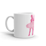 Belles & Shells Pink Magnum Logo mug